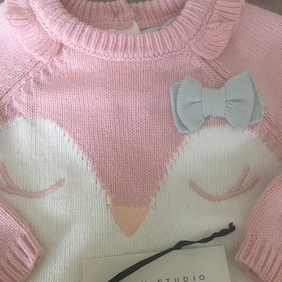 NWT Max Studio knit girls outfit size 3-6 mo - Picture 3 of 10